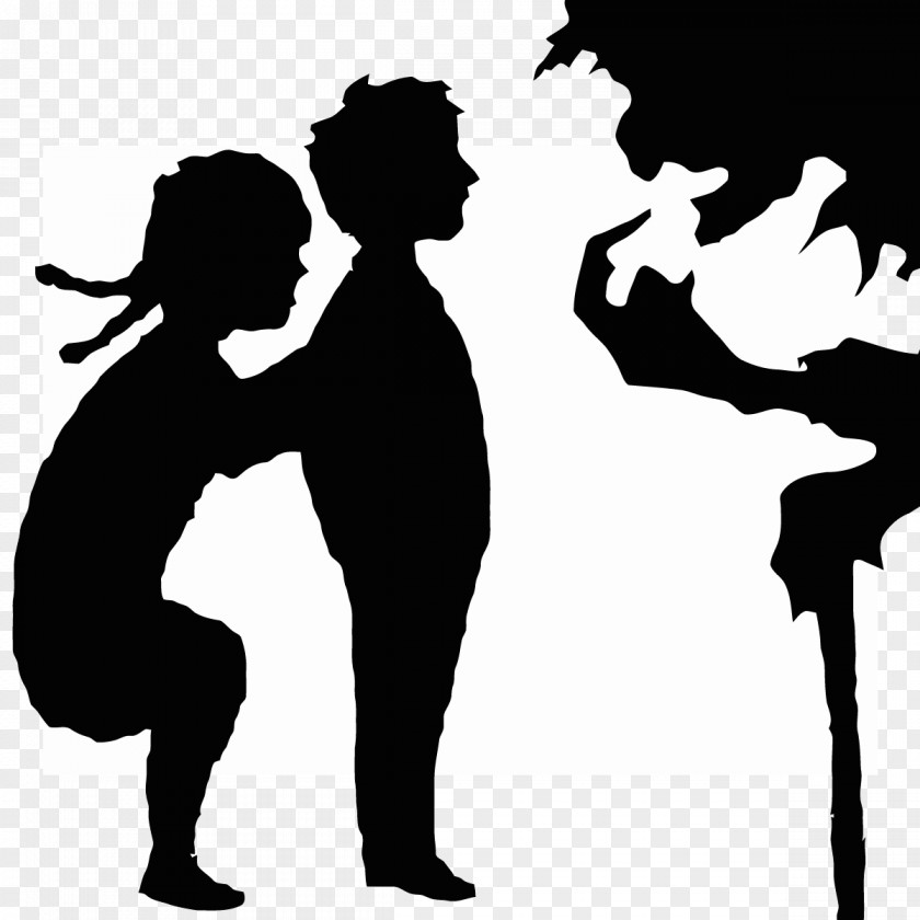 Silhouette Hansel And Gretel Grimms' Fairy Tales Brother Sister Big Bad Wolf PNG