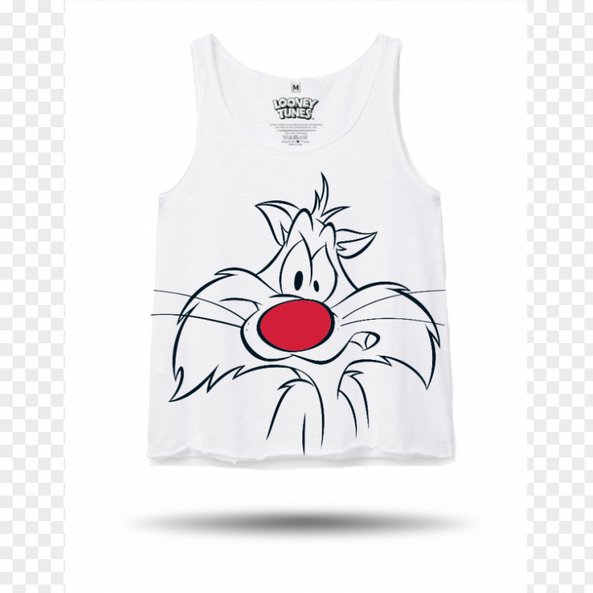 T-shirt Sylvester Tweety Cat Looney Tunes PNG
