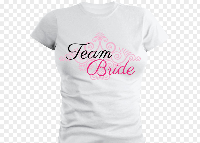 Team Bride T-shirt Sleeve Bodysuit Child PNG
