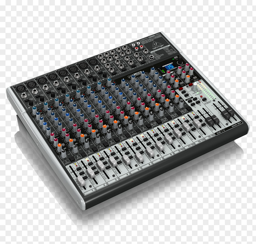 Audio Mixers Behringer Xenyx X2222USB Mixer PNG