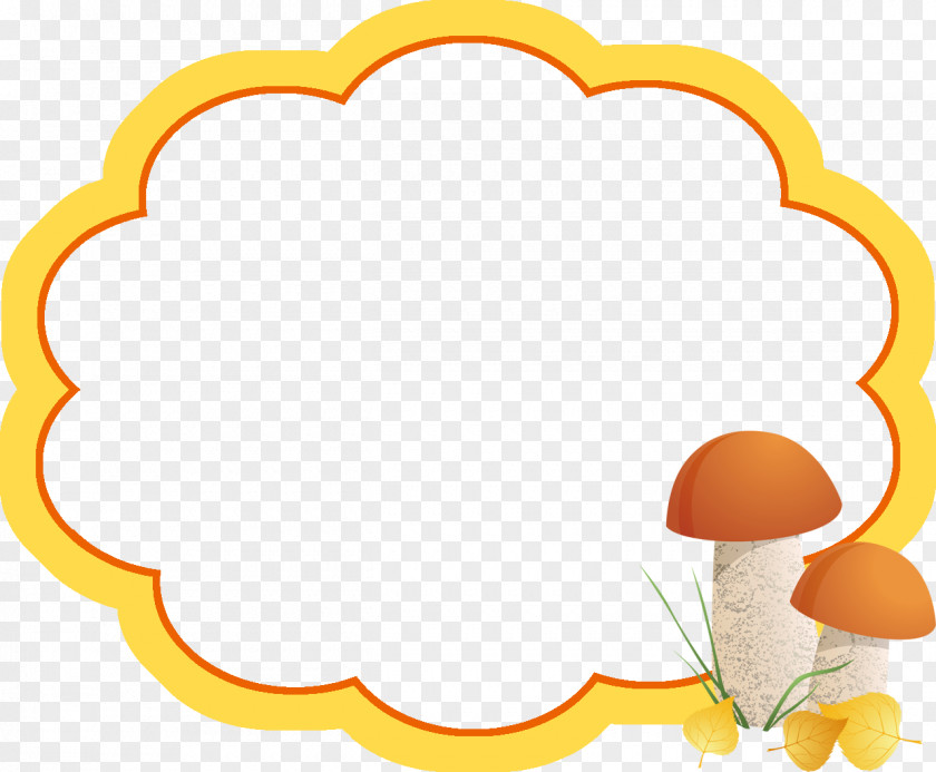Cartoon Frames Picture Text Fungus PNG