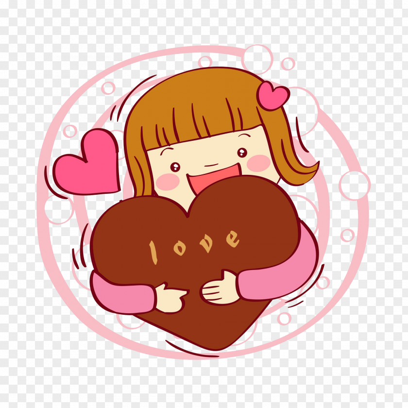 Valentine Chocolate Valentine's Day Illustration PNG