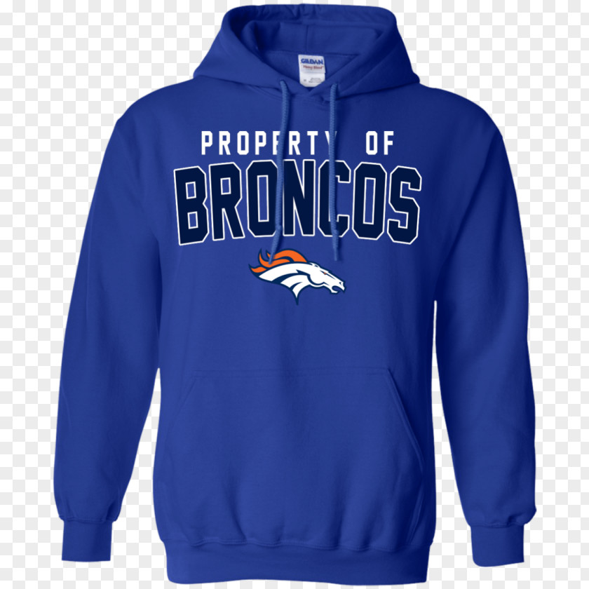 Denver Broncos Hoodie Long-sleeved T-shirt Clothing Sweater PNG
