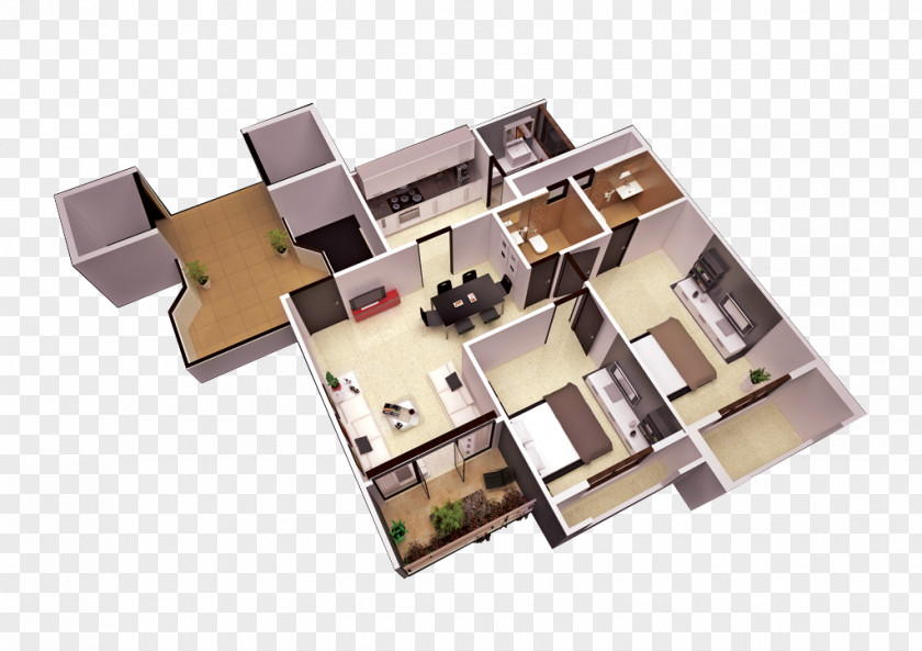 House Floor Plan Orchid Woods Residential Area Apartment PNG