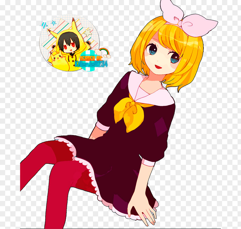 Kagamine Rin Rin/Len Vocaloid Clip Art Illustration DeviantArt PNG