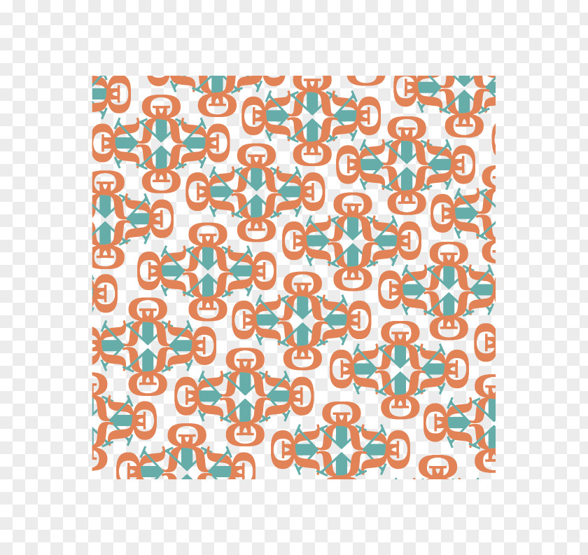 Monograma Pattern Line Point Turquoise Font PNG
