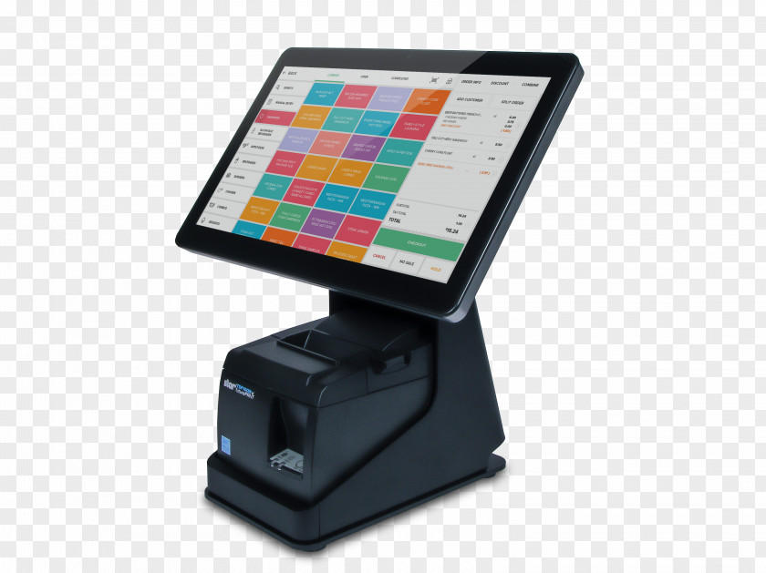 Printer Point Of Sale Display Device Computer Monitors Touchscreen PNG