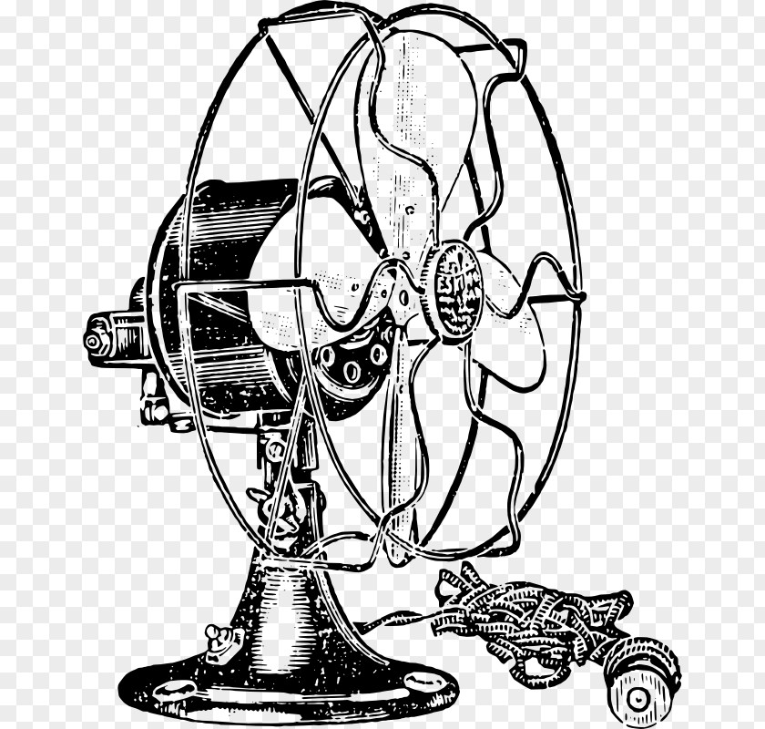 Vintage Fan Clip Art PNG