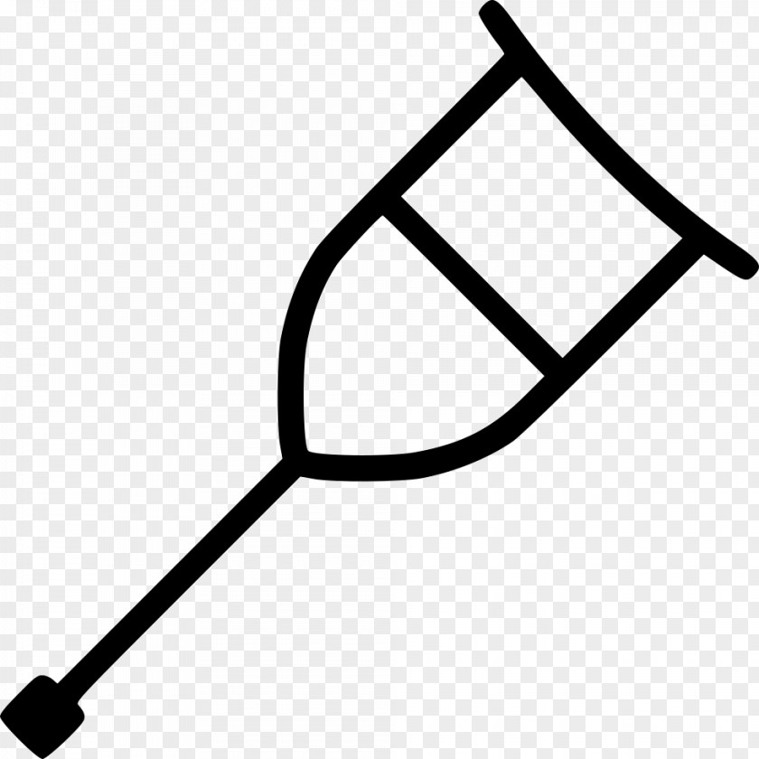 Crutch Outline Adobe Illustrator Artwork PNG