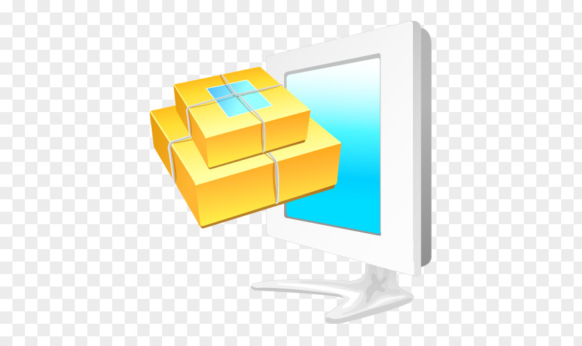 LCD Computer Vector Material Download PNG