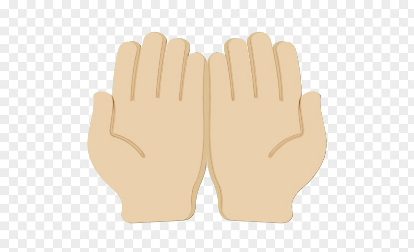 Sports Gear Beige Emoji Finger PNG