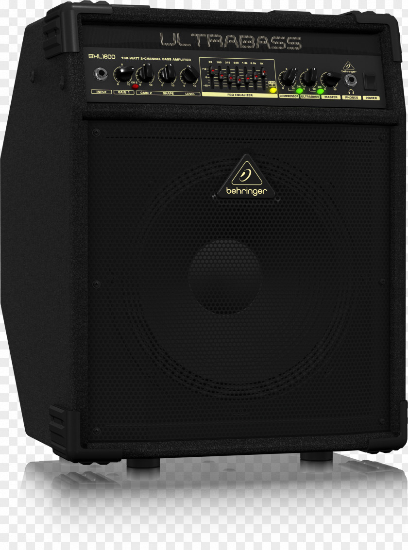 Bass Amp Guitar Amplifier Audio Behringer PNG