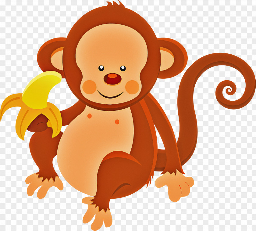 Cartoon Animation New World Monkey Old Animal Figure PNG