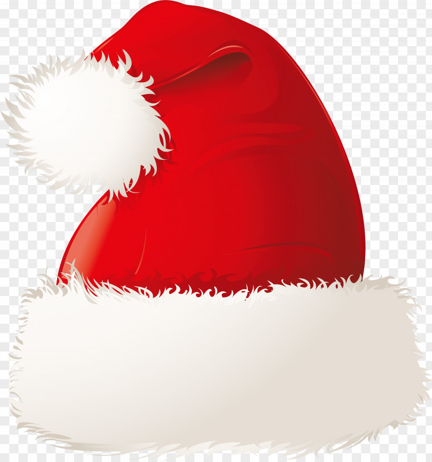 Exquisite Christmas Hat Design Santa Claus Bonnet PNG