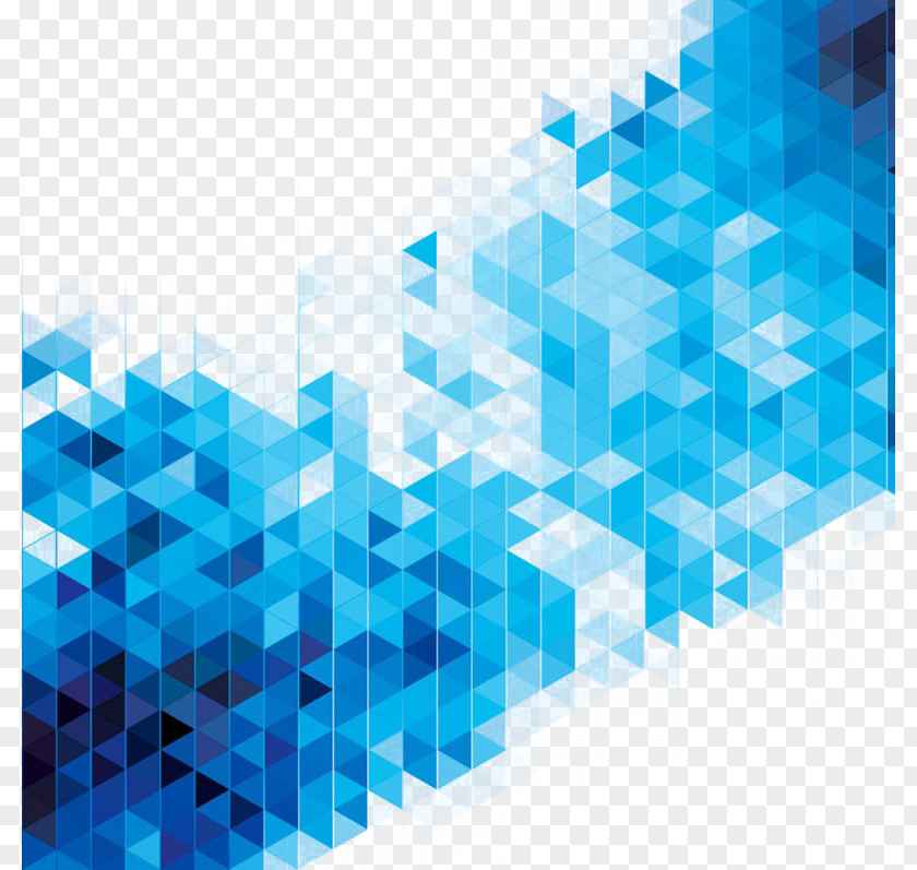Science Fiction Elements Design Background Abstract Art Blue Geometry Stock Illustration PNG