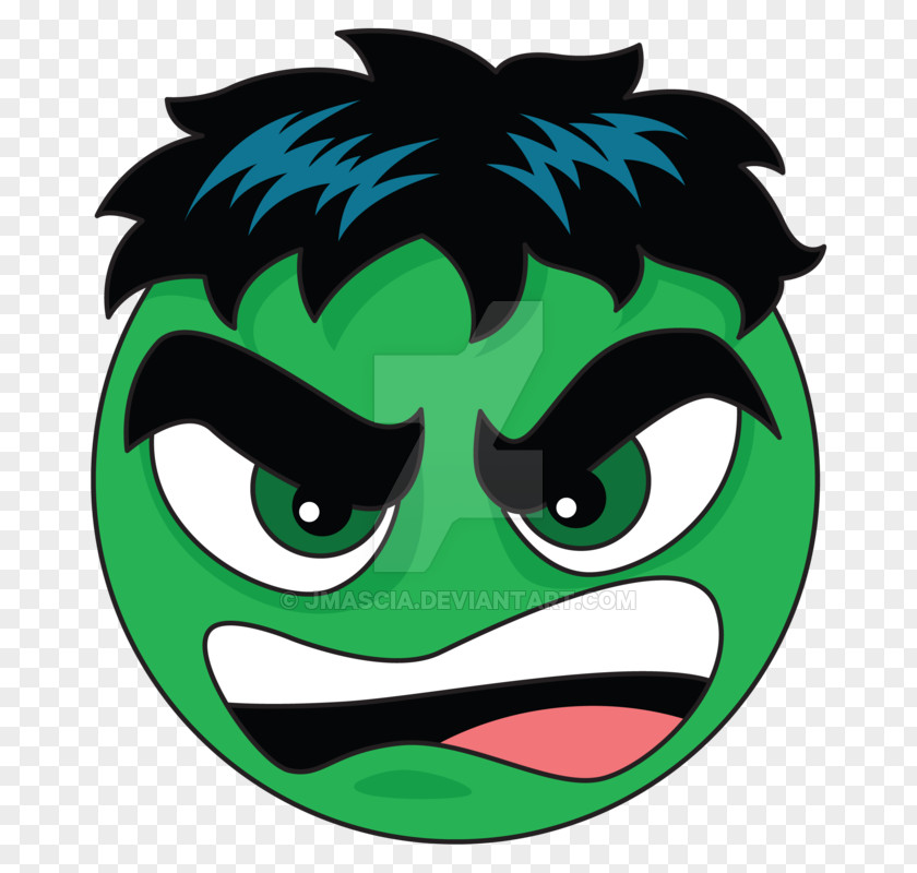 Smiley Bruce Banner Thor Captain America Emoticon PNG
