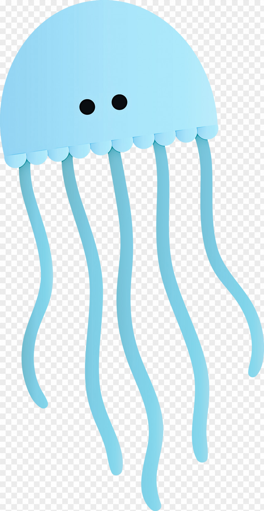 Turquoise Jellyfish Table Cnidaria Furniture PNG