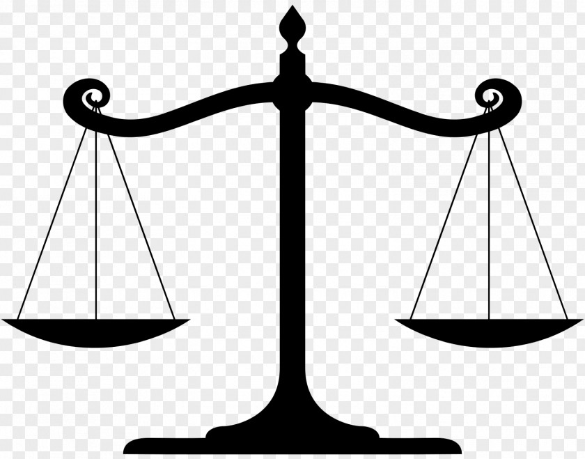 Blackandwhite Balance Transparency Lady Justice Measuring Scales Weight PNG