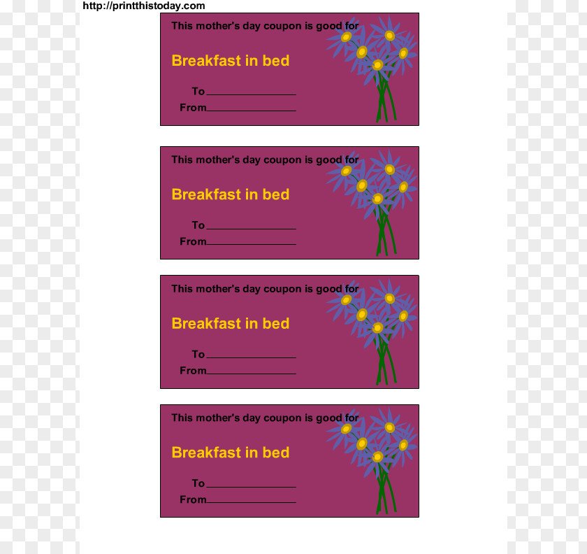 Breakfast Images Free Coupon Nanny Gift Card Clip Art PNG