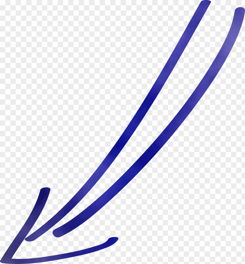 Line Electric Blue PNG