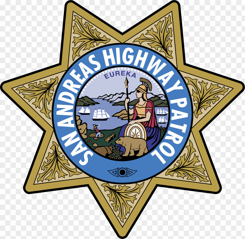 Officers California Highway Patrol State Highways In Police Badge PNG