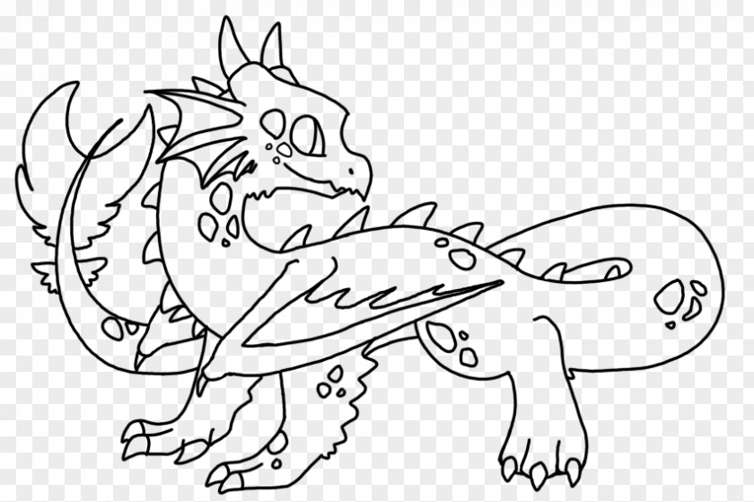 Dragon Line Art Drawing /m/02csf Carnivora PNG