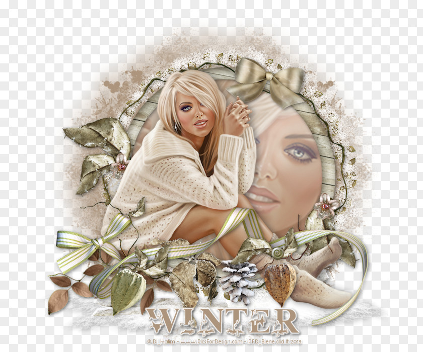 Winter Tutorial Blond Angel M PNG