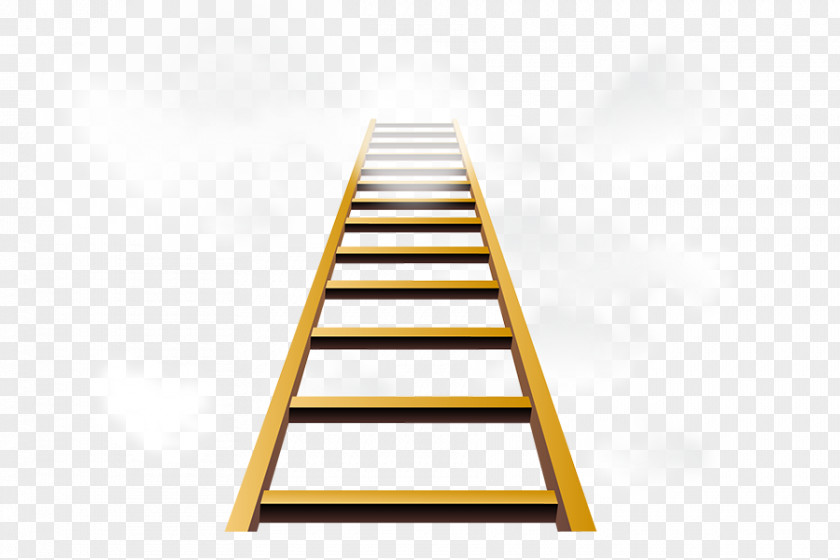 Creative Ladder Wood Line Angle PNG