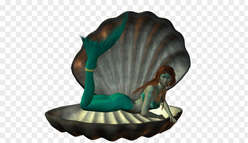 Fantasy Mermaid Organism Figurine PNG