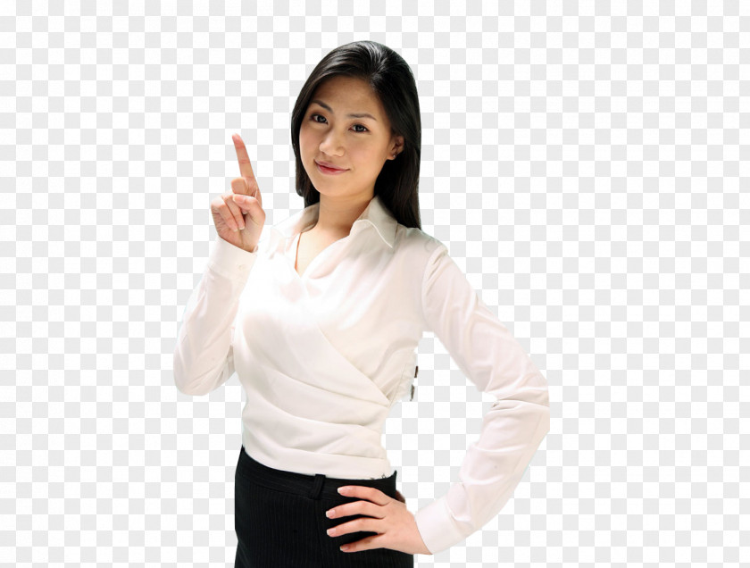Click On The Appearance Of Finger Direction Beauty Material White-collar Worker Job Salaryman PNG