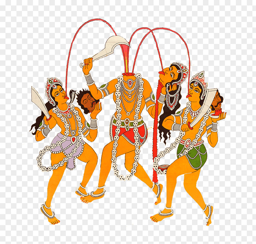 Goddess Chhinnamasta Mahavidya Cartoon PNG