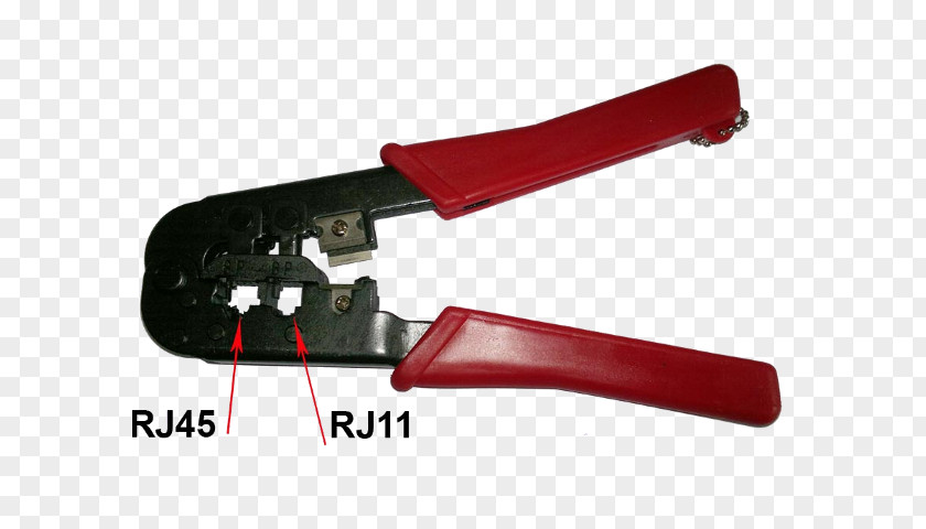 Rj 45 Diagonal Pliers Crimp 8P8C RJ-11 Wire Stripper PNG