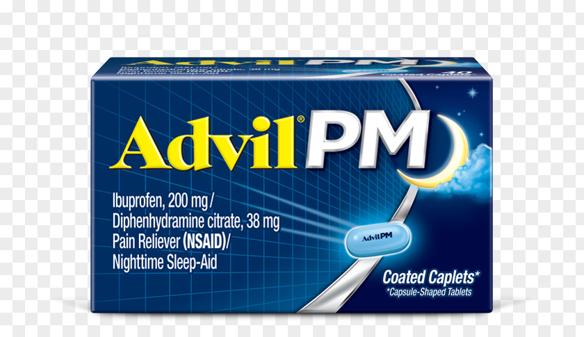 Advil Ibuprofen Diphenhydramine Pain In Spine Sleep Joint PNG