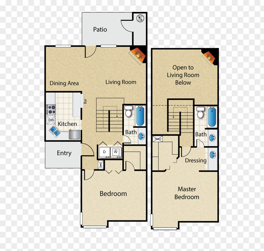 Apartment Cottonwood The Place At Village Foothills Apartments MCLife Tucson Spanish Trail PNG