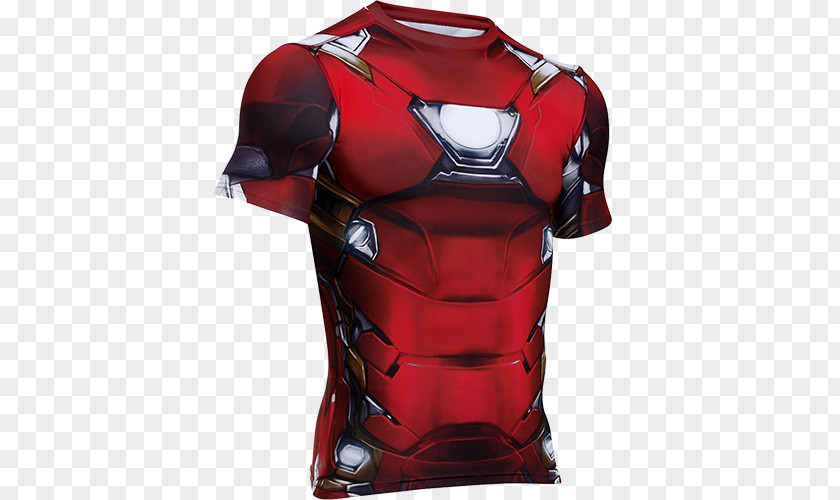 Iron Man T-shirt Captain America Under Armour PNG
