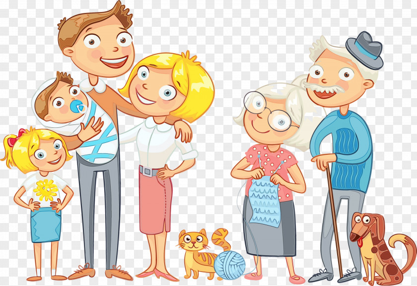 Cartoon Sharing Playing With Kids Child PNG