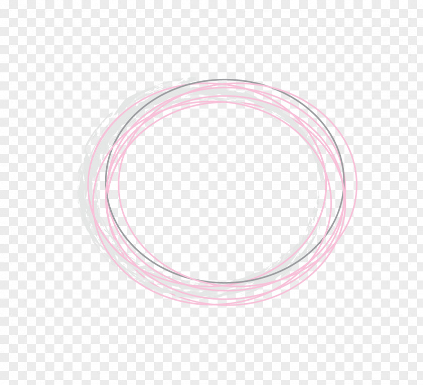 Circle Body Jewellery Pink M PNG