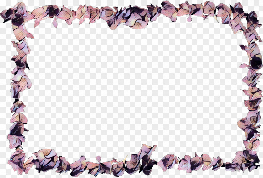 Heart Amethyst Retro Frame PNG