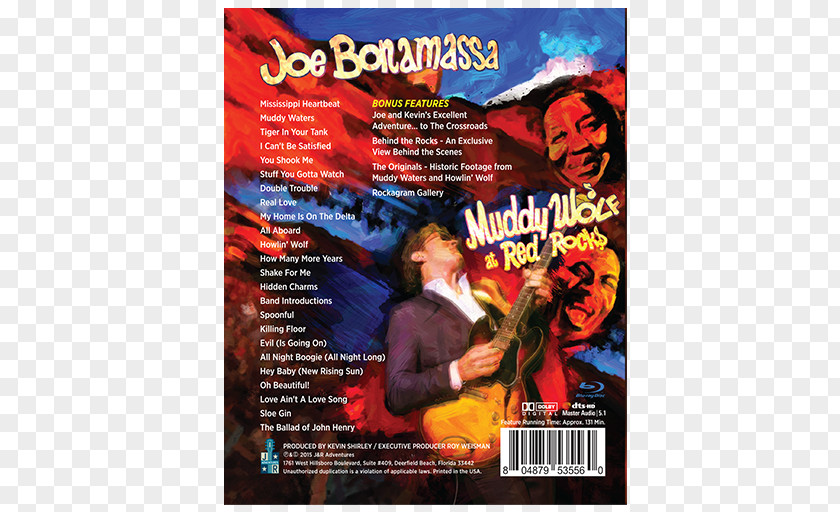 Muddy Wolf At Red Rocks Blu-ray DiscSupermarket Big Promotion Poster Beth Hart Joe Bonamassa PNG