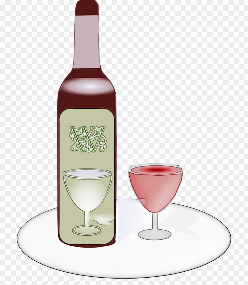 Rose Red Wine Watercolor Liquid PNG