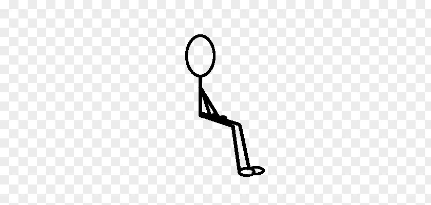 Sit Down Stick Figure Manspreading Sitting Arm PNG