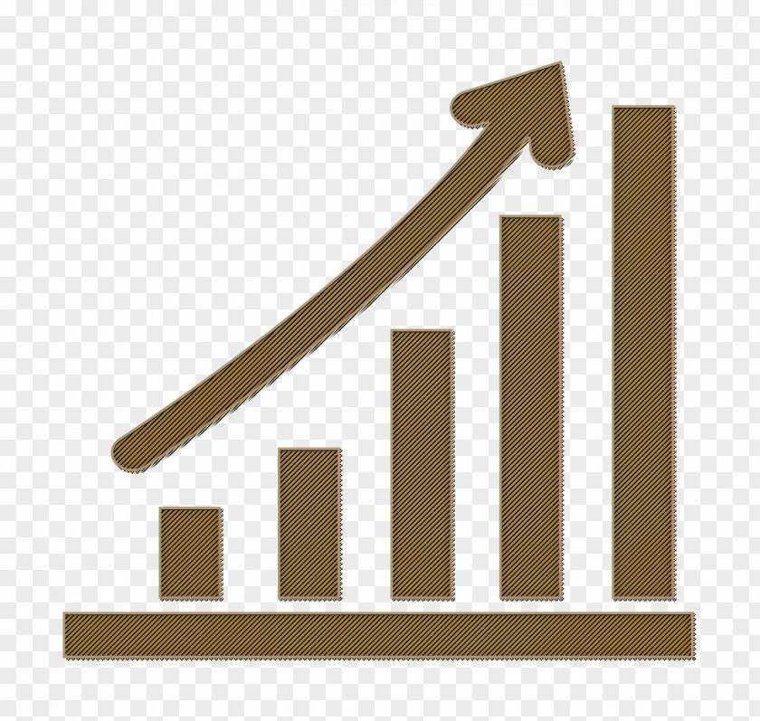 Symbol Text Data Analytics Icon Chart Increasing Stocks Graphic PNG