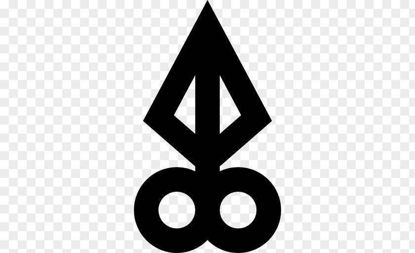 Triangle Symbol Black And White PNG
