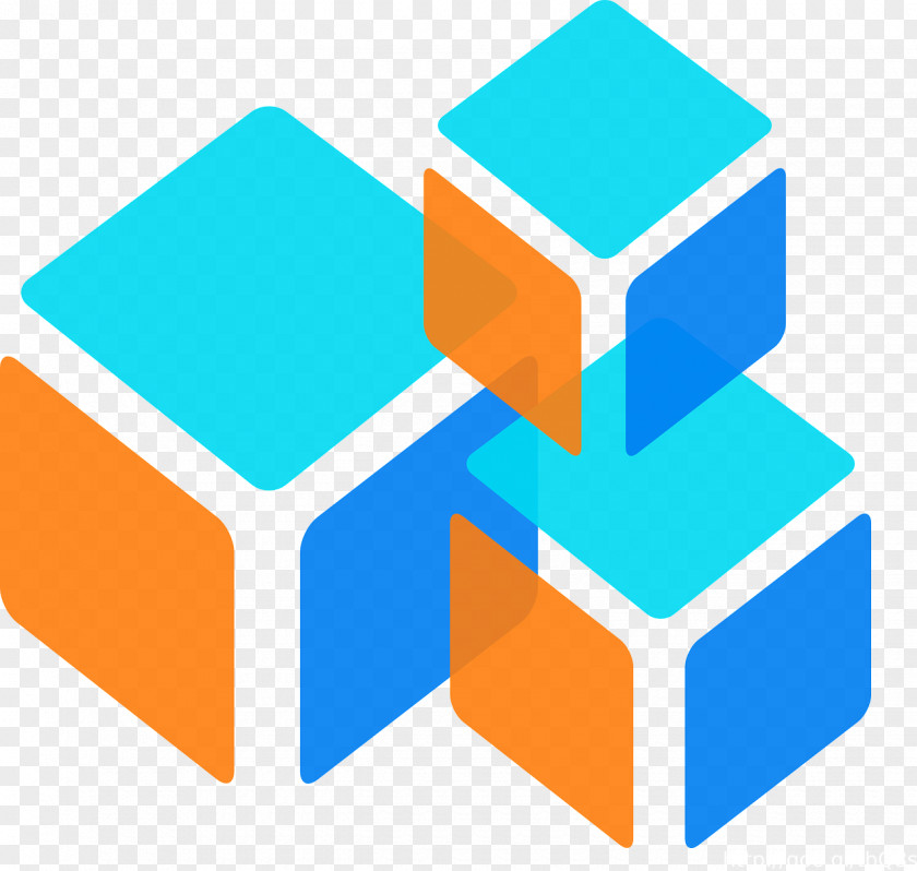 3d Cube Geometry PNG