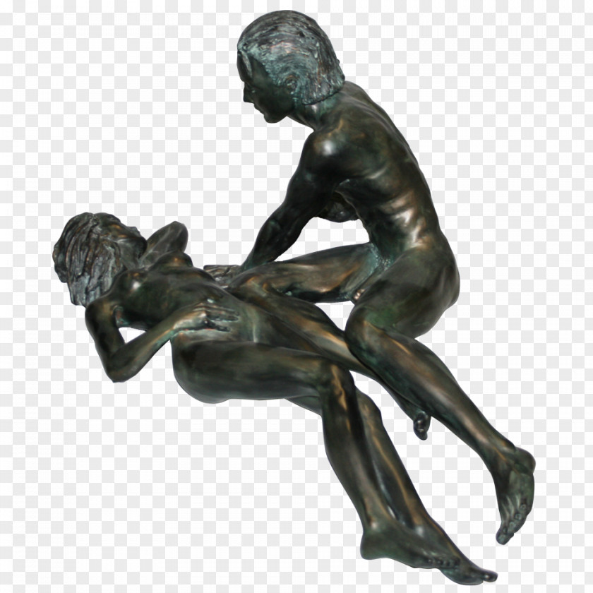 Adam And Eve Paper Dolls Bronze Sculpture Classical Classicism PNG