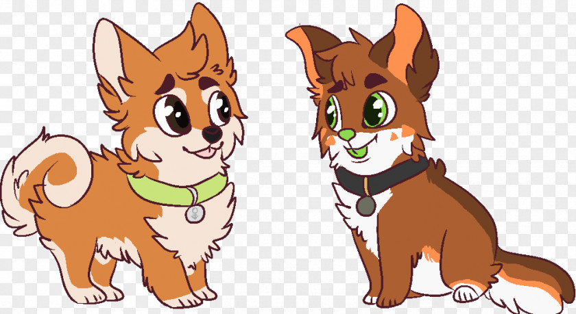 Besties Forever Whiskers Puppy Dog Breed Cat Red Fox PNG