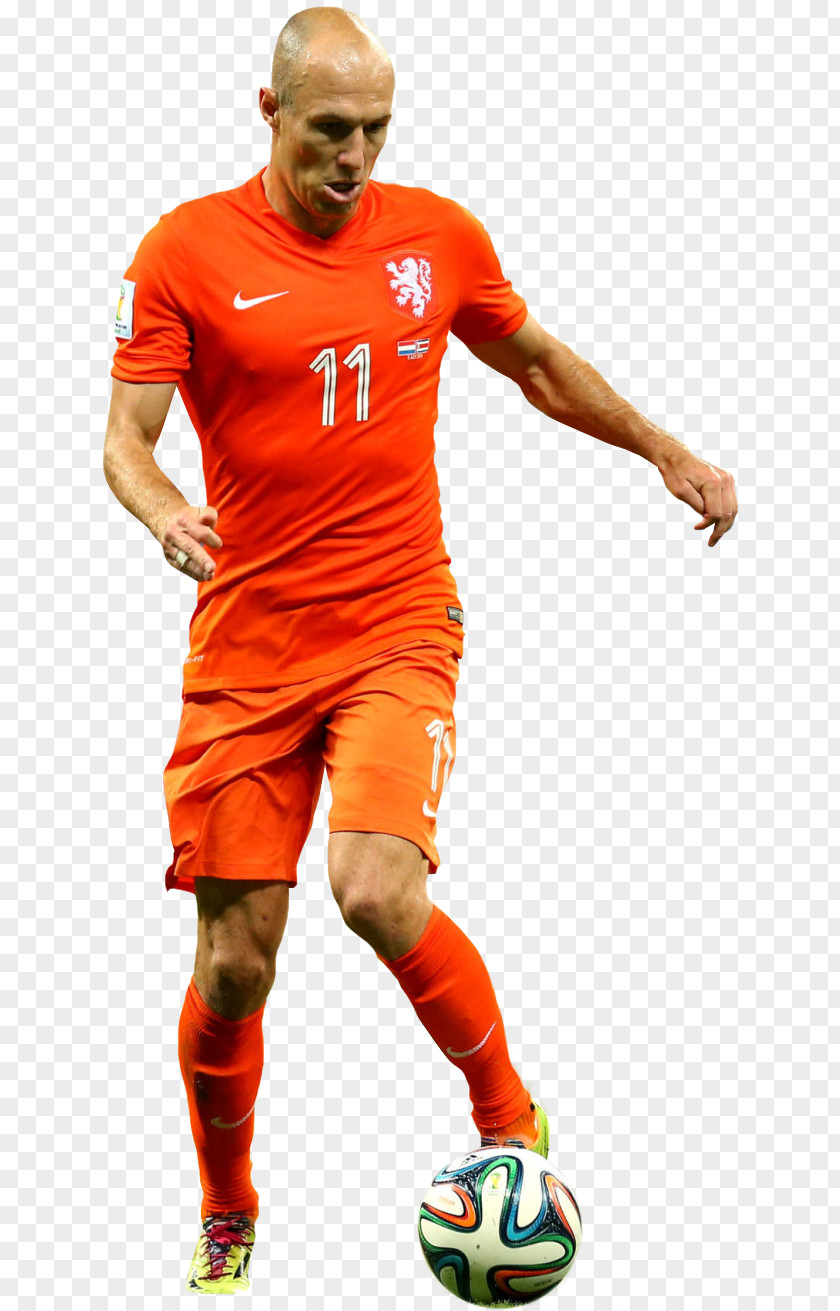 Football Arjen Robben Jersey Netherlands National Team Player PNG