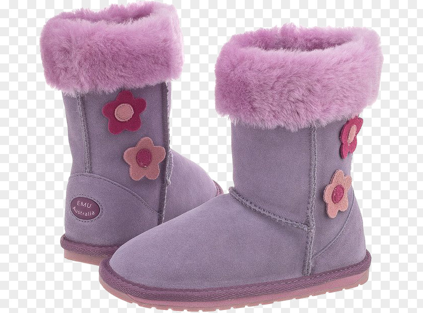 Lilac Flower Shoe Footwear EMU Australia Boot Online Shopping PNG