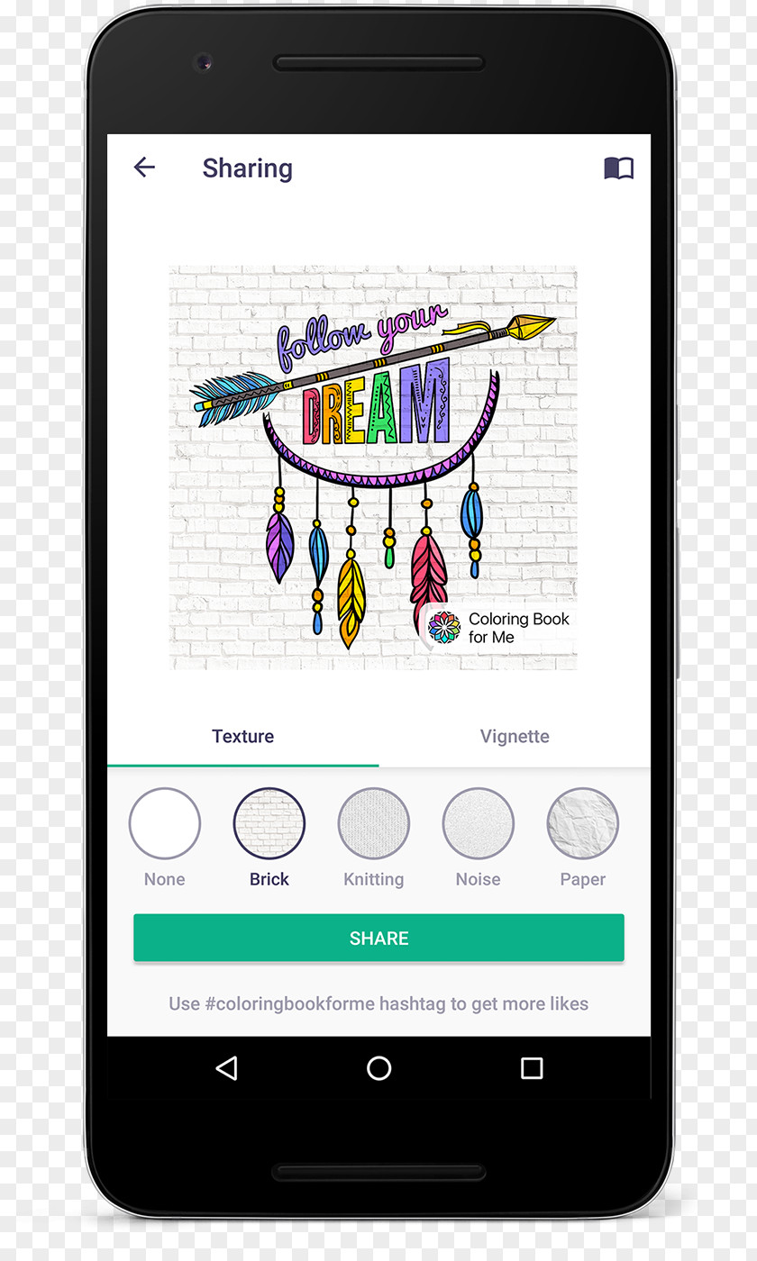 Smartphone Coloring Book For Me Pages PNG