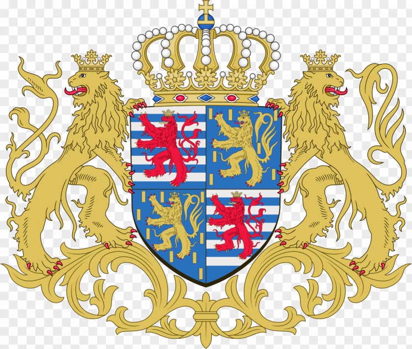 Tagore Coat Of Arms Luxembourg House Nassau-Weilburg Crest PNG